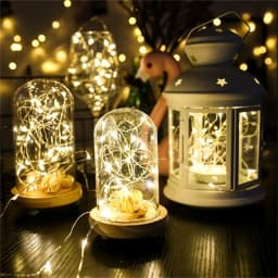 2M 5M 10M Lighting Chain Led Holiday Colored Lights Christmas Wedding Decoration Star String Warm White USB Copper Wire Light