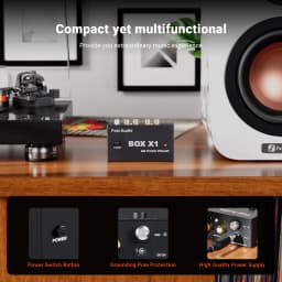 Fosi Audio Phono Preamp for Turntable Phonograph Preamplifier Mini Stereo Audio HiFi With Headphone Amplifier