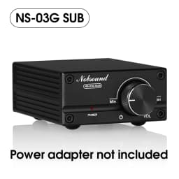 Douk Audio NS-03G Mini 100W Subwoofer / Full Frequency Mono Channel TPA3116 Digital Amplifier Desktop Audio Power Amp