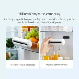 Upgrade EraClean Refrigerator Max Deodorizing Sterilizer Ozone Purifier Deodorant Kitchen Home Work with MIHOME App