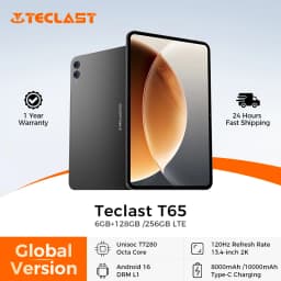 Teclast T65 13.4-inch 2K 120Hz Android 16 Tablets 128GB/ 256GB ROM Unisoc T7280 Octa-core 8000mAh Battery 4G Dual SIM Tablets