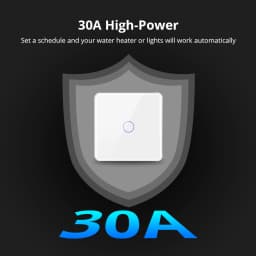 Zemismart Zigbee 30A Water Heater Switch Work with Tuya EU Touch Boiler Switch Electric Light Switch High Power Alexa Google