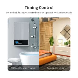 Zemismart Zigbee 30A Water Heater Switch Work with Tuya EU Touch Boiler Switch Electric Light Switch High Power Alexa Google