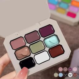 9-Color Solid Gradient High-Saturation Blush Nail Polish, French Manicure Gel, Suitable for Nail Technicians and Beginners.