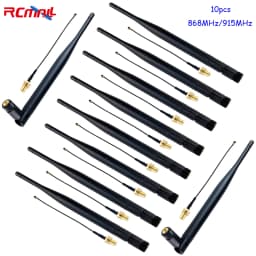 10pcs 868 / 915MHz Antenna 5DBi SMA Male with I-PX Extenstion Cable Omni-directional LoRa Antenna for LoRa32 Meshtastic IoT