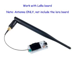 10pcs 868 / 915MHz Antenna 5DBi SMA Male with I-PX Extenstion Cable Omni-directional LoRa Antenna for LoRa32 Meshtastic IoT