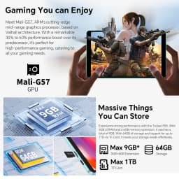 Teclast P85 Android 15 Tablet 8 Inch IPS 3+6GB RAM 64GB ROM A333 5-core Widevine L1 Wi-fi 6 Type-C 5000mAh Tablet PC Metal Body