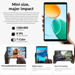 Teclast P85 Android 15 Tablet 8 Inch IPS 3+6GB RAM 64GB ROM A333 5-core Widevine L1 Wi-fi 6 Type-C 5000mAh Tablet PC Metal Body