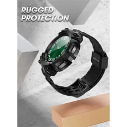SUPCASE For Samsung Galaxy Watch 6 Classic Case 47mm 2023 UB Pro Rugged Protective Case with Strap Bands & 2Pcs Screen Protector