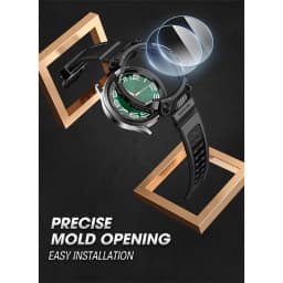 SUPCASE For Samsung Galaxy Watch 6 Classic Case 47mm 2023 UB Pro Rugged Protective Case with Strap Bands & 2Pcs Screen Protector