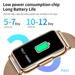 LIGE Smart Watch Women Full Touch Screen Bluetooth Call IP67 Waterproof Sports Fitness Tracker Smartwatch Women
