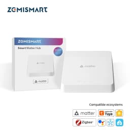 Zemismart Matter Zigbee Thread Hub Smart Home Bridge Matter Gateway Work with Tuya App Support Google Home Smartthings HA