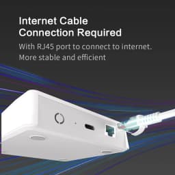 Zemismart Matter Zigbee Thread Hub Smart Home Bridge Matter Gateway Work with Tuya App Support Google Home Smartthings HA
