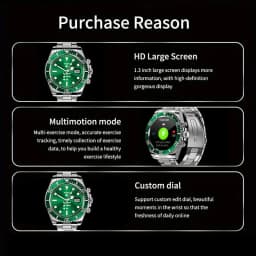 Aiweile AW12 New Style Luxury Smart Watch Dials Answer Call For Men Waterproof Sport Digital Business Watch For Gift