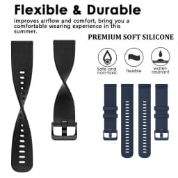 30PCS Smart Watch Strap for Garmin Forerunner 265 255 245 Vivoactive 5 4 4s Venu 3 3S SQ2 Silicone Bracelet Band 18mm 20mm 22mm