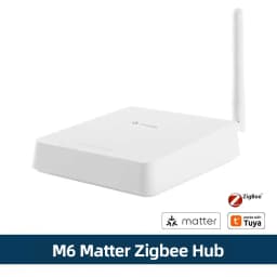 Matter Zigbee Wired Hub with Antenna Strong Network Signal Smart Home Bridge Gateway Work with Tuya Homekit Smartthings HA