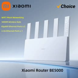 XIAOMI Router BE5000 WiFi 7 5011Mbps 2.5GHz Network Port 512MB Memory Dual Broadband Access Network Security Protection CN