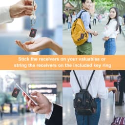 RETEKESS TH104 Wireless Key Finder RF Key Locator Pet Tracker Wallet Tracker Remote Control 1 RF Transmitter 6 Receiver