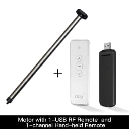 New Automatic AM15 Tubular Roller Blind Motor for 17/25mm Tube Motorized Electric Blind Shade RF433 Remote Control for 25mm Tube