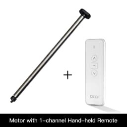 New Automatic AM15 Tubular Roller Blind Motor for 17/25mm Tube Motorized Electric Blind Shade RF433 Remote Control for 25mm Tube