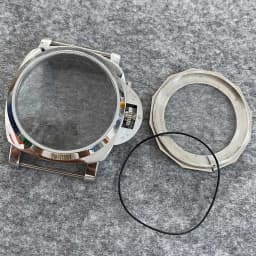 Polished 1950 Watch Case 44mm 316 Steel Shell Mineral Glass For ETA 6497/6498/ ST3600/ ST3620 Movement
