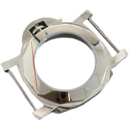 Polished 1950 Watch Case 44mm 316 Steel Shell Mineral Glass For ETA 6497/6498/ ST3600/ ST3620 Movement