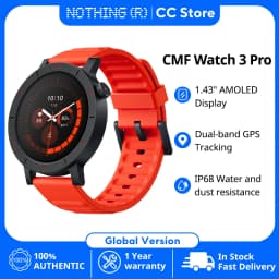 Nothing CMF Watch 3 Pro Global Version 1.43"AMOLED Dual-Band GPS Bluetooth Call smartwatch 131 Sports modes Blood Oxygen Monitor