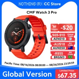 Nothing CMF Watch 3 Pro Global Version 1.43"AMOLED Dual-Band GPS Bluetooth Call smartwatch 131 Sports modes Blood Oxygen Monitor