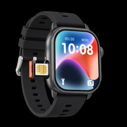 New Ultra Smart Watch 4G SIM Card 2.06''AMOLED Screen GPS WIFI 190°Rotating Camera Video Call Google Play Android Smartwatch