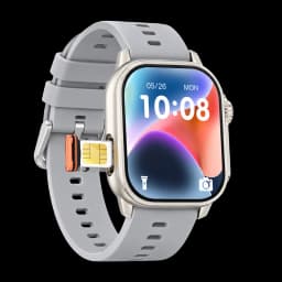New Ultra Smart Watch 4G SIM Card 2.06''AMOLED Screen GPS WIFI 190°Rotating Camera Video Call Google Play Android Smartwatch