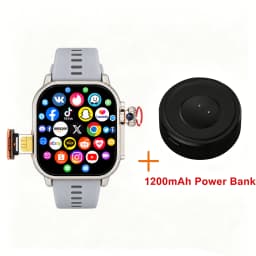 New Ultra Smart Watch 4G SIM Card 2.06''AMOLED Screen GPS WIFI 190°Rotating Camera Video Call Google Play Android Smartwatch