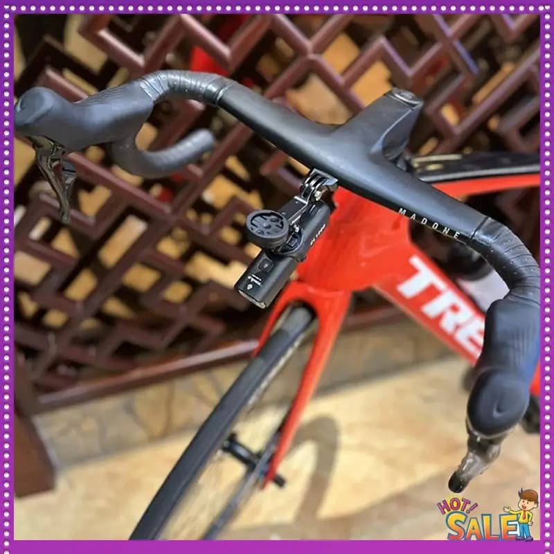 AA87 Bike Computer Mount For T Rek Madone SLR 7 Specialized Stem Bar Compatible With Garmin/Magen E/Bry Ton/Wa Hoo Adapter