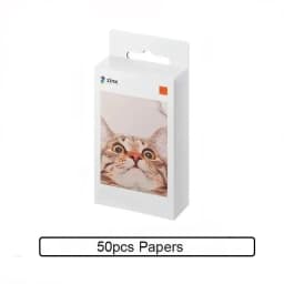 Original 100% Mijia ZINK Pocket Printer Paper Self-adhesive Photo Print 50pcs Sheets For Xiaomi 3-inch Mini Pocket Photo Printer