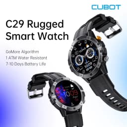 CUBOT C29 SmartWatch 1.52-inch 1ATM Waterproof Sport Watch for Men 410mAh Battery, Bluetooth Call, Heart Rate&24H Health Monitor