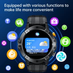 CUBOT C29 SmartWatch 1.52-inch 1ATM Waterproof Sport Watch for Men 410mAh Battery, Bluetooth Call, Heart Rate&24H Health Monitor