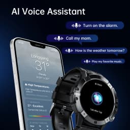 CUBOT C29 SmartWatch 1.52-inch 1ATM Waterproof Sport Watch for Men 410mAh Battery, Bluetooth Call, Heart Rate&24H Health Monitor
