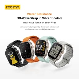 realme watch 5 1.97" 600nits AMOLED 460mAh 14-Day Battery Life 300+ Themes Support GPS GNSS Global Version 100% original
