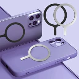 Universal Magnet Sticker Magnetic Adapter Ring Suitable for Magsafe IPhone Wireless Charging Cellphone Round Metal Plate Ring