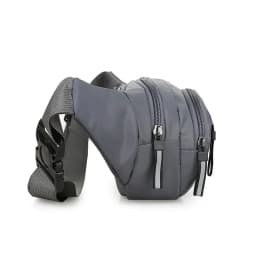 Men Canvas Fit Waistpack Mobile Fanny Waist Packs Men's Sports Outdoor Leisure Running Anti Theft Ultra Thin Invisible Waist Bag