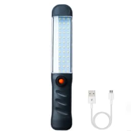 New Portable COB LED Flashlight Magnetic Lantern Hanging Lamp USB Rechargeable Work Light with Built-in Battery Camping Torch