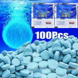 ‌All-Season Windshield Washer Effervescent Tablet (Solid Concentrate) Shellac-Free Formula