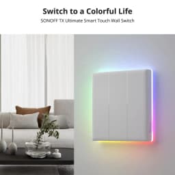 SONOFF Ultimate T5 Smart Wall Switch TX Full Touch Access LED Light Edge Multi-Sensory EWeLink Remote Control Via Alexa Google