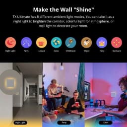 SONOFF Ultimate T5 Smart Wall Switch TX Full Touch Access LED Light Edge Multi-Sensory EWeLink Remote Control Via Alexa Google