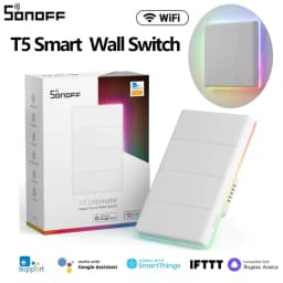 SONOFF Ultimate T5 Smart Wall Switch TX Full Touch Access LED Light Edge Multi-Sensory EWeLink Remote Control Via Alexa Google