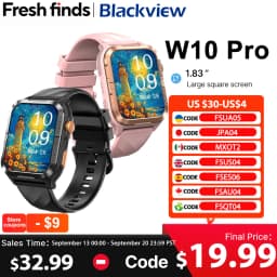 【World premiere】Blackview W10 PRO Smart watch 1.83" Display Outdoor GPS DA GPT 600mAh with LED Flashlight Bluetooth Calling