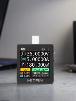 WITRN K2 INA226 36V Voltage and Current Meter USB Tester PD3.1 Fast Charging Protocol Detection Decoy 28V EPR