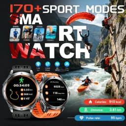 2026New ULtra Military Grade 1000mAh Battery SmartWatch Built in GPS Compass 10ATM Waterproof Sports 1.73 AMOLED Smart watch Men