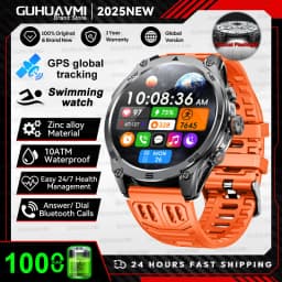 2026New ULtra Military Grade 1000mAh Battery SmartWatch Built in GPS Compass 10ATM Waterproof Sports 1.73 AMOLED Smart watch Men
