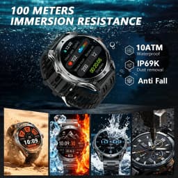 2026New ULtra Military Grade 1000mAh Battery SmartWatch Built in GPS Compass 10ATM Waterproof Sports 1.73 AMOLED Smart watch Men