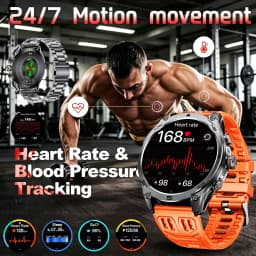 2026New ULtra Military Grade 1000mAh Battery SmartWatch Built in GPS Compass 10ATM Waterproof Sports 1.73 AMOLED Smart watch Men